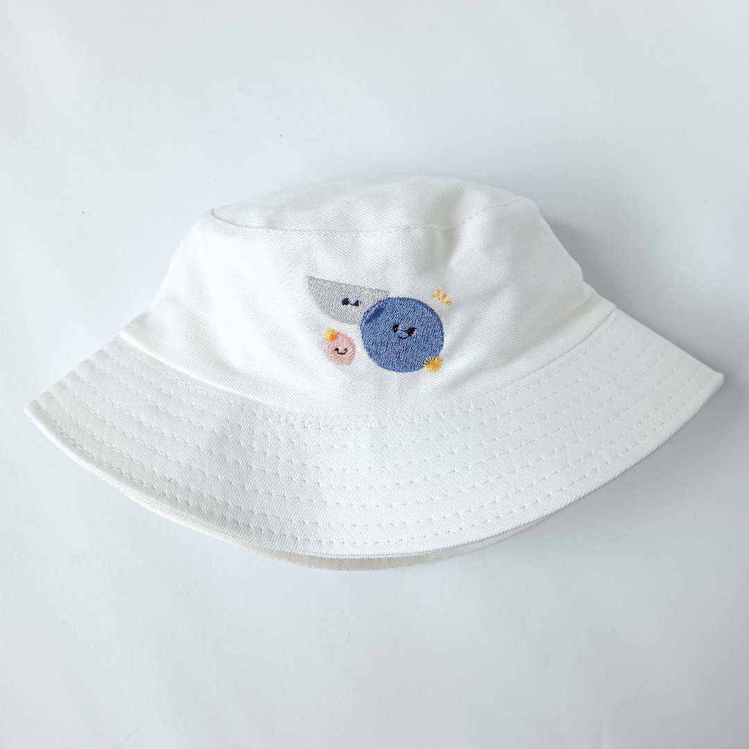 Accesorios sombrero bucket de algodón con protección UV para todas las estaciones Tienda de ropa infantil en la web.