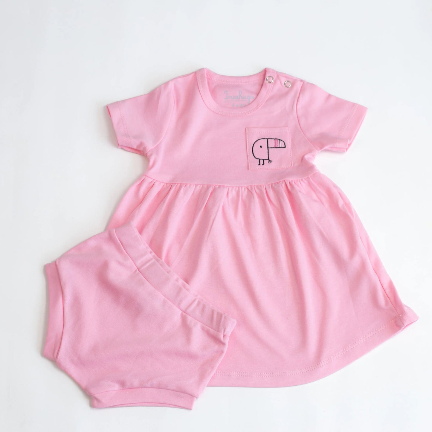 Conjunto tupi con vestido y short para niñas Incahugs.pe