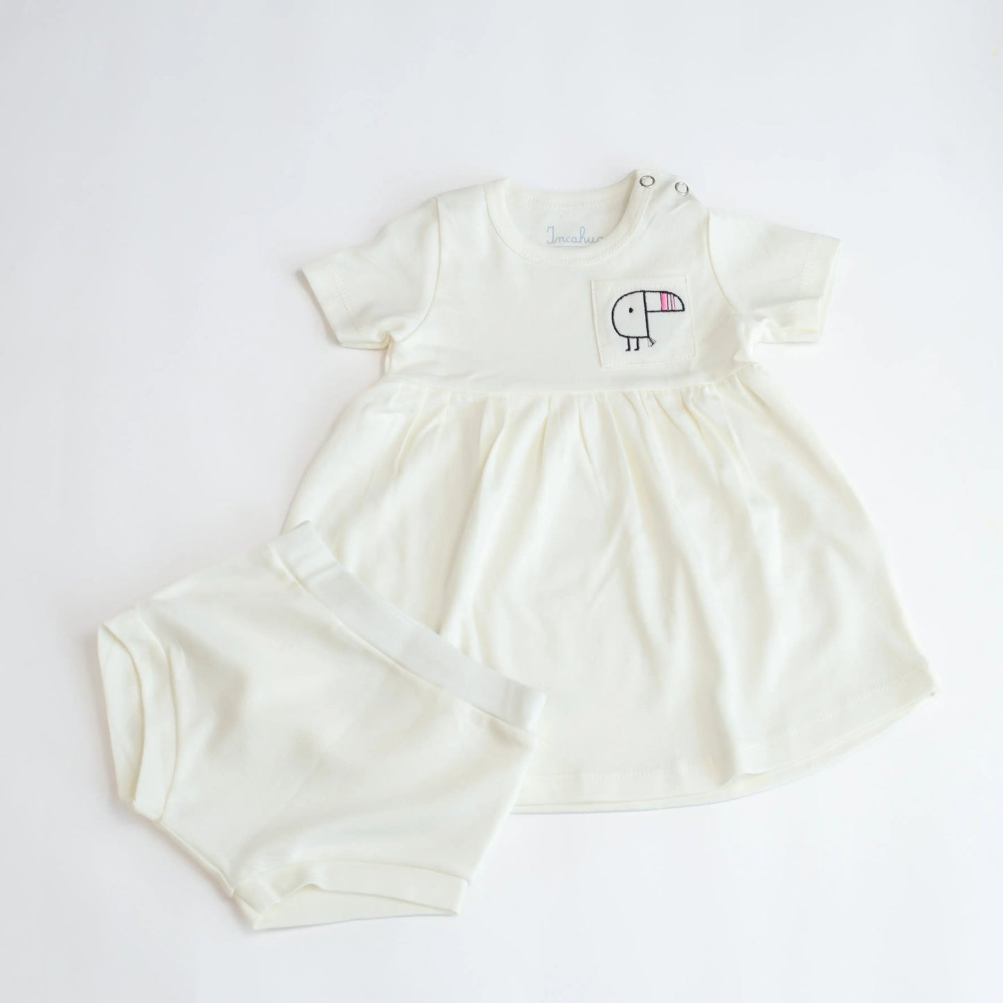 Conjunto tupi con vestido y short para niñas Incahugs.pe