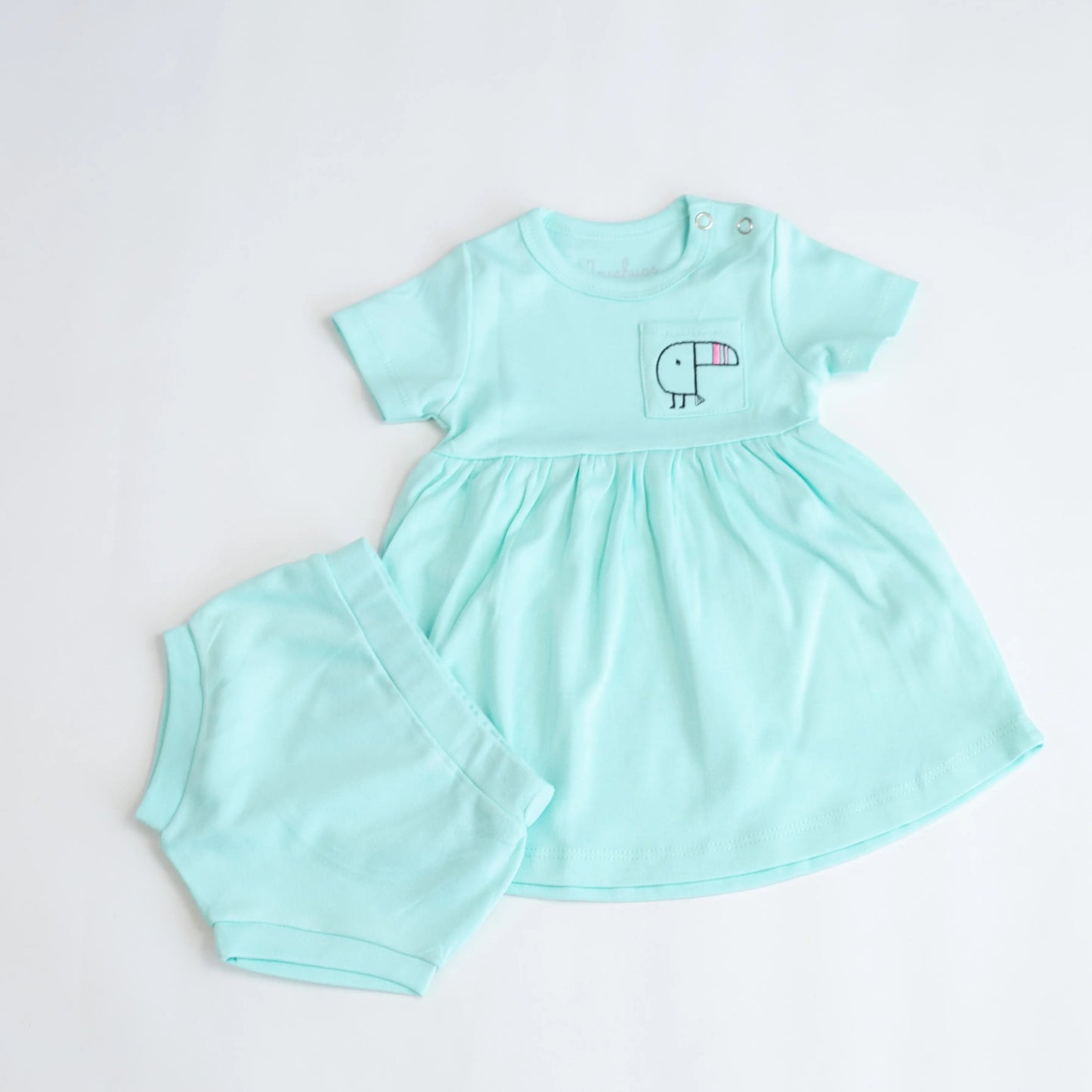 Conjunto tupi con vestido y short para niñas Incahugs.pe